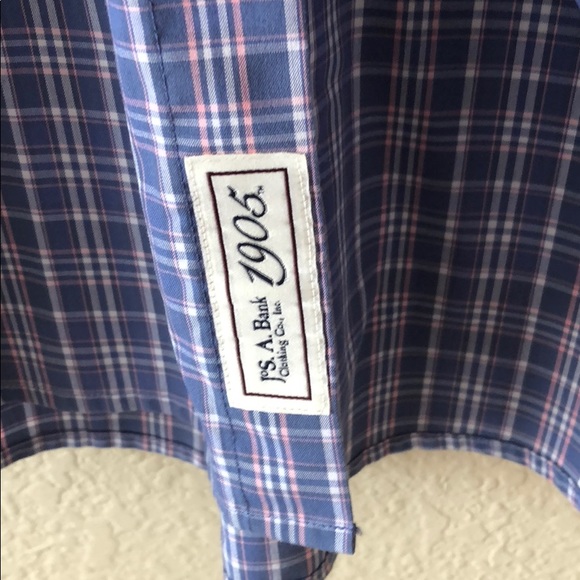 Jos. A. Bank Size M Plaid Button Down - Picture 3 of 5